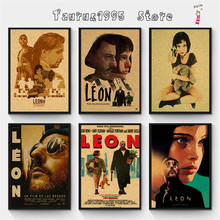 New Leon Classic Movie Kraft Paper Poster Bar Dorm Cafe Decorative Furnishing Painting Wall Stickers 2024 - buy cheap