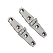 2PCS Stainless Steel 316 Strap Hinge 25x100mm Mirror Polish Stainless Steel Hinges Marine Boat Hardware 2024 - buy cheap