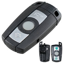 3 Buttons Car Key Fob Shell Insert Key Remote Case Cover Fit for BMW 1 120 E60 E61 E70 E81 E87 3 320 E90 E91 E92 5 X1 X5 X6 Z4 2024 - buy cheap