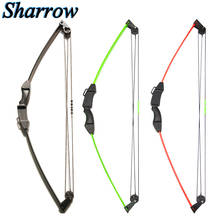 Compound Bow for Youth Children Archery 12lbs Straight Bow Can Disassembly Practice Hunting Shooting Game Gift Park Fun Youth 2024 - buy cheap