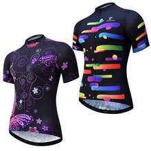 Женская велосипедная Джерси, дышащая быстросохнущая одежда для велосипеда, Джерси для велосипеда с коротким рукавом, Джерси для горного велосипеда, дорожная велосипедная рубашка 2024 - купить недорого