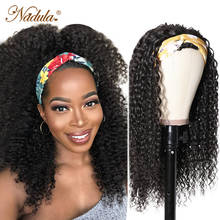 Nadula Human Hair Wigs With Headband 8"-26" Headband Wigs for Women Body Wave/Straight/Culry/Water Wave Headband Wigs Human Hair 2024 - buy cheap