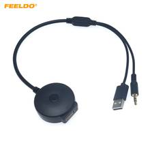 FEELDO-módulo receptor inalámbrico con Bluetooth para coche, adaptador de música con conector AUX de 3,5mm y USB, Cable auxiliar para BMW Mini Cooper Kit # HQ6260 2024 - compra barato