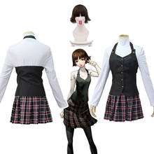 2020 Persona 5 Makoto Niijima Cosplay Uniform Suit Women Girls School Fancy Dress Halloween Carnival Party Costumes with Wig 2024 - buy cheap