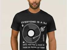 EVERYONE IS A DJ TECHNICS SL1200 Men's T-Shirt Summer Cotton Short Sleeve O-Neck Unisex T Shirt New S-3XL 2024 - buy cheap