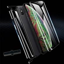 2 x Front Back Full Cover Screen Protector for iPhone X XR XS Max 11 Pro Max SE Nano Hydrogel TPU Gel Protective Film Not Glass 2024 - buy cheap