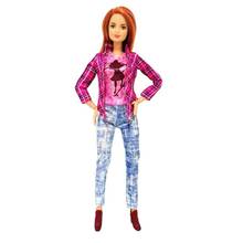 Fashion Shirt Jeans Outfits Set for Barbie  BJD Doll Clothes Accessories Play House Dressing Up  Kids Toys 2024 - buy cheap