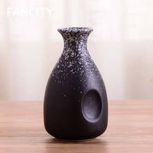 FANCITY-Juego de cerámica para vino, olla de Sake para licor, botella individual, jarrón creativo Retro, dispensador de olla de vino caliente japonés Shochu 2024 - compra barato