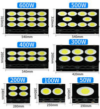 Ultra thin LED Floodlight 220V Outdoor Spotlight IP65 Waterproof led Wall Reflector Lighting 600W 500W 400W 100W 50W for Garden 2024 - buy cheap