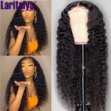 HD T Part/4X4/13x4 Lace Front Wig Brazilian Deep Wave Lace Front Wigs 100% Human Hair Lace Closure Wig Deep Curly Short Bob Wigs 2024 - buy cheap