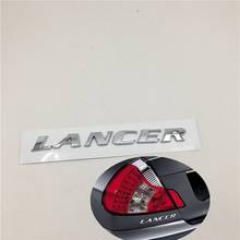 For Mitsubishi Lancer Emblem Logo Car Rear Trunk Letters Badge Nameplate Sticker 2024 - buy cheap