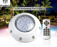 4pcs 12V RGB LED Underwater Swimming Pool Lights Waterproof IP68 Cool White Lighting18W 36W 54W with Synchronization Function 2024 - buy cheap