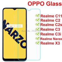 Vidrio templado para OPPO Realme, Protector de pantalla antiarañazos, película protectora de vidrio para modelos C11, C2, C2s, C3, C3i, Narzo, 10a, X3 SuperZoom 2024 - compra barato