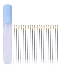 20 Pcs Stainless Steel Golden Silver Tail Embroidery Cross Stitch Needles Kit Tools Sewing Sharpening Handmade Needlework Supply 2024 - buy cheap
