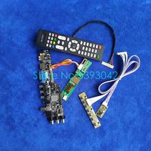 LVDS 30-Pin 1280*768 DVB-T цифровой USB + VGA + AV 1CCFL Для B140EW01/B131EW01/QD14WL01/QD13WL01/QD13WL02 комплект платы привода экрана 2024 - купить недорого