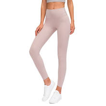 Respirável de secagem rápida calças de yoga mulheres cintura alta leggings de yoga macio nu-sentir calças de fitness atlético squatproof ginásio jogger 2024 - compre barato