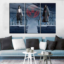 3 Pieces  Anime Art Sasuke Itachi Oil Painting Wallpaper Canvas Art Paints Bedroom Decor Wall Stickers Murals Wall Decor 2024 - buy cheap