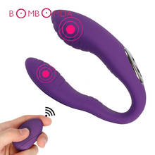 U Shape Vibrator Sex Toy for Women Dildo Vibrator 10 Speeds Remote Control Vagina Masturbator G Spot Clitoris Massager For Women 2024 - buy cheap