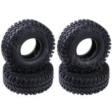 Neumáticos de goma RC Rock Crawler con insertos de espuma OD:115mm ID: 52mm ancho: 40mm para neumáticos de coche RC a escala 1/10, piezas de repuesto, 4 Uds. 2024 - compra barato