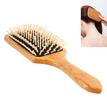 Natural Wooden Massage Airbag Comb care Hair Care Hair Brush and Beauty SPA Massager Comb Antistatic Head Wooden Comb 2024 - buy cheap