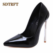 SDTRFT shoes woman Spring Autumn zapatos mujer Stiletto female Fashion 14cm thin high heels Shallow Mouths Pointed Toe pumps 2024 - buy cheap