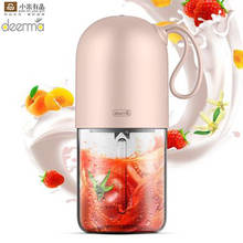 Deerma Mini Juicer Portable Blender 300ml Multipurpose Wireless USB Rechargable Juice Cup Cut Mixer For Travel From Xiaomiyoupin 2024 - buy cheap