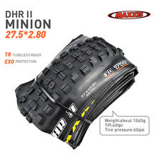 MAXXIS-neumático de bicicleta de montaña de alto rodillo, neumáticos plegables MINION DHF DHR 27,5, sin cámara, TR 27,5x2,8, 27,5x2,4, 2,5 2024 - compra barato