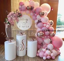 Kit de arco, guirlanda de balão, macarrão, bebê, rosa, pêssego, pasta, ouro rosa, aniversário, casamento, chá de bebê, decoração de festa de aniversário 2024 - compre barato