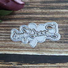 METAL CUTTING DIES Good Luck Word Stencils Die for DIY Craft Projects Scrapbooking Embossing Paper Album 2024 - buy cheap