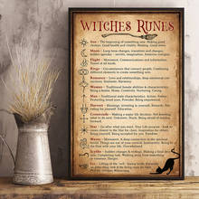 Kitchen Witchcraft Fun Posters and Prints Decorative Wall Pictures Witch Runes Knowledge Art Painting Gifts Home Decor Frameless 2024 - buy cheap