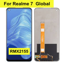 ЖК-дисплей 6,5 дюйма для Oppo Realme 7 Global 4G RMX2155, сенсорный экран с дигитайзером для Realme 7 4G LCD 2024 - купить недорого