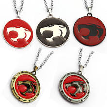 Cartoon Thundercats Necklace Metal Pendant Choker Chains Necklace Anime Punk Jewelry Collar For Men 2024 - buy cheap