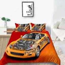 King Size Bedding Set Car Structure Creative Fashionable 3D Duvet Cover Queen Single Twin Full Double Uniuqe Design Bed Set 2024 - buy cheap
