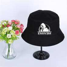 Eminem Logo Summer Hat Women Mens Panama Bucket Hat Eminem Design Flat Sun Visor Fishing Fisherman Hat 2024 - buy cheap