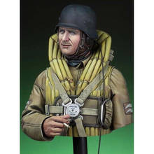 1/10  Resin Model Building Kit Bust Pilot 2024 - buy cheap