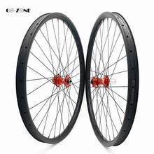 New bicicleta aro 29 40x30mm tubeless carbon mtb wheels hope 4 boost 110x15 148x12 /thru axle mountain disc wheelset pillar 1420 2024 - buy cheap