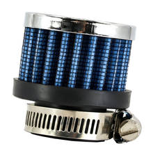 Universal High Performance 1'' Inch Inlet Cone Dry Flow Air Filter Oil Free (Blue) for Car 2024 - buy cheap