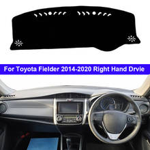 Para toyota fielder 2014-2020 movimentação da mão direita 1 pc esteiras do painel do carro capa sun shade painel capter 2024 - compre barato