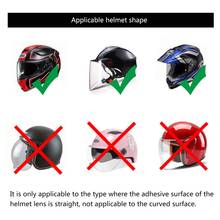 Película protetora para capacete de motocicleta, capacete à prova de chuva, viseira transparente, adesivo b36b 2024 - compre barato