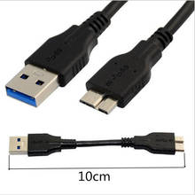 USB3.0 кабель для передачи данных USB3.0 мобильный телефон Жесткий диск кабель для передачи данных usb 3,0 micro b тонкая линия высокоскоростной передачи данных 2024 - купить недорого