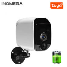 INQMEGA-cámara inalámbrica de seguridad para el hogar, minicámara IP de 1080P con batería, WiFi, visión nocturna, recargable, TUYA 2024 - compra barato