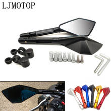 Motorcycle Mirrors Moto Side Rearview MirrorsCNC aluminum For Aprilia CAPANORD 1200 CAPONORD / ETV1000 DORSODURO 1200 750 2024 - buy cheap