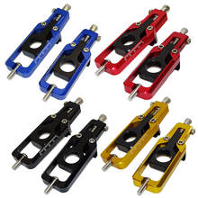 CNC Rear Wheel Axle Blocks Chain Adjusters Tensioners (Left & Right Side) for HONDA CBR600RR CBR 600 RR 600RR F5 PC37 2005-2006 2024 - buy cheap