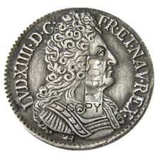 France 1711 Silver Plated Copy Coins 2024 - buy cheap