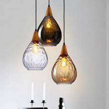 Modern Led Kitchen Pendant Lamp Simple Loft Lighting Dining Room Creative Glass Pendant Lights Loft Decor Gold Led Lamp 2024 - buy cheap