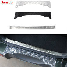 Sansour Steel Door Sill Scuff Plate Car Interior Rear Bumper Protector Rear Inner Guard Plate for Suzuki Jimny Car Accessories 2024 - buy cheap