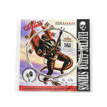 Alice 1pc corda de guitarra elétrica E-1st ,B-2nd, G-3,A-5, E-6 única corda luz tensão para acessórios guitarra elétrica
