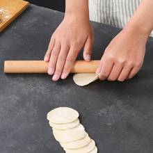 Natural de madeira rolo de rolo rolo de pizza cozinha sólida fondant bolo ferramentas massa bolinhos cozimento casa ferramentas acessórios 2024 - compre barato