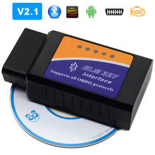 Car Diagnostics Tool ELM327 V2.1 OBD 2 Bluetooth Scanner OBDII Code Reader For Android PC 2024 - buy cheap