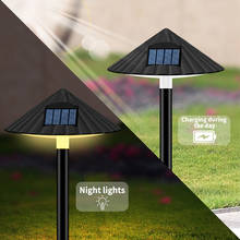 Waterproof Solar LED Garden Lawn Lights Outdoor Ground Garden Light Solar Powered Path Decorative Lawn Lighting Lamp 2024 - buy cheap